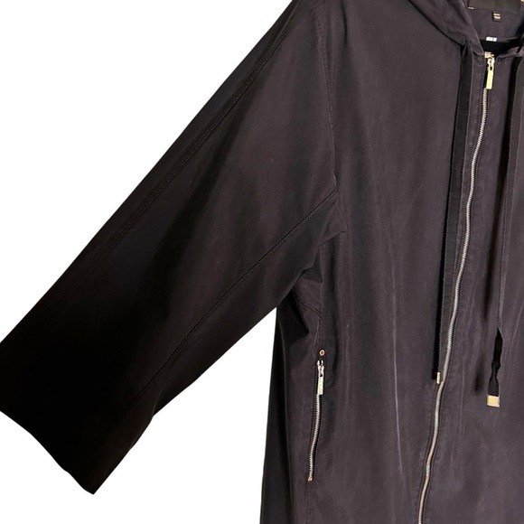 Lafayette 148 Women's Navy Blue Silk Anorak Jacket- Size XS - Picture 5 of 10